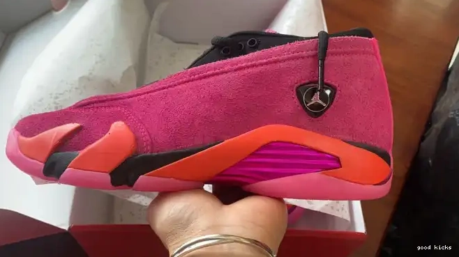 80% Off Sale Pink DH4121-600 Retro Jordan Low 14 (W) Shocking 0316