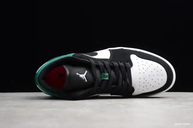 80% Off Sale Black 553558-113 Air Jordan Mystic Green 1 White Low 0317