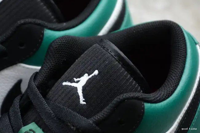80% Off Sale Black 553558-113 Air Jordan Mystic Green 1 White Low 0317