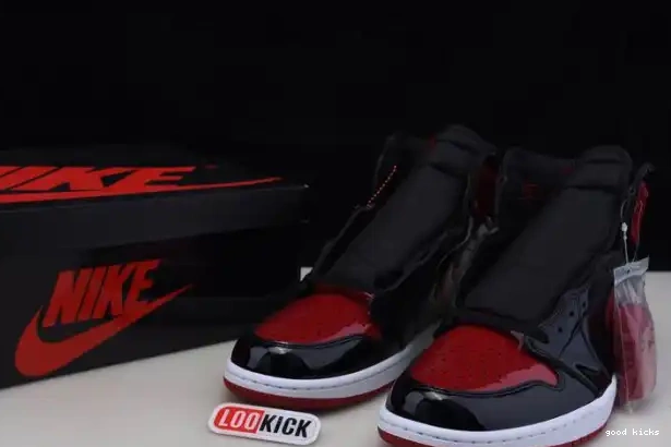 Rep 555088-063 OG 1 High Patent Air Bred Jordan 0317