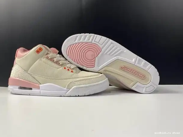 80% Off Sale Sail Jordan 3 (W) CK9246-116 Rust Retro Air Pink 0321