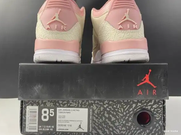 Cheap 3 Retro (W) Pink Rust Sail Air CK9246-116 Jordan 0316